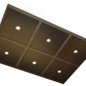 Down ceiling light panels